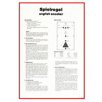 Snookerregeln Deutsch