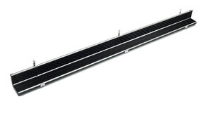 Peradon Queuekoffer Halo breit in Schwarz mit rotem Logo für einteilige Queues