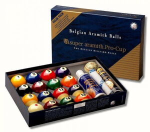 Super Aramith Pro Ball Pool Billard Value Pack