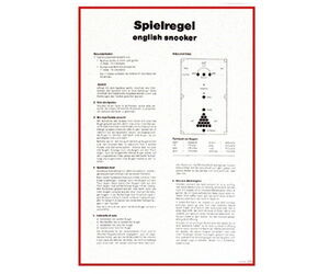 Snookerregeln Deutsch