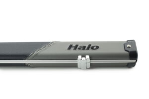Peradon Queuekoffer HALO dünn mit schwarzen und grauen Streifen für einteilige Queues